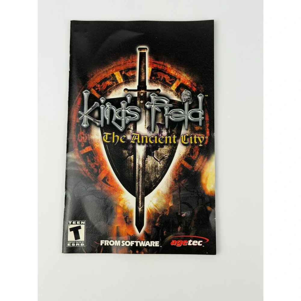 King's Field The Ancient City PlayStation 2 PS2 Game CIB Complete Excellent